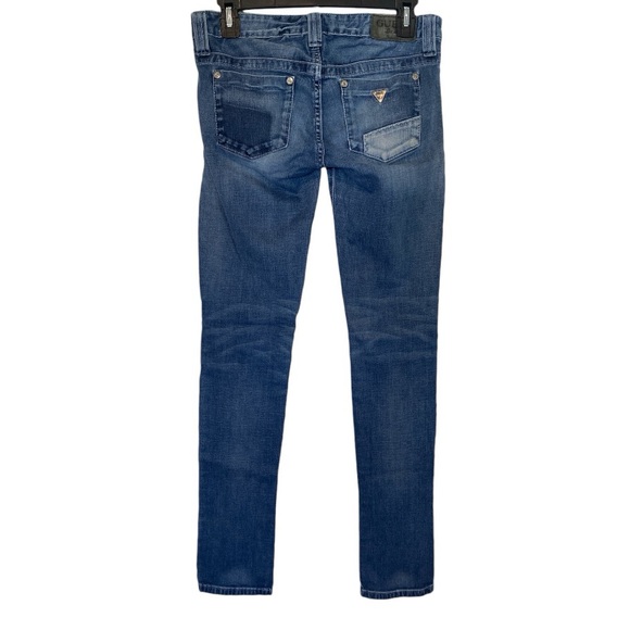 Guess Daredevil Skinny Leg Patchwork Jeans - Picture 6 of 16